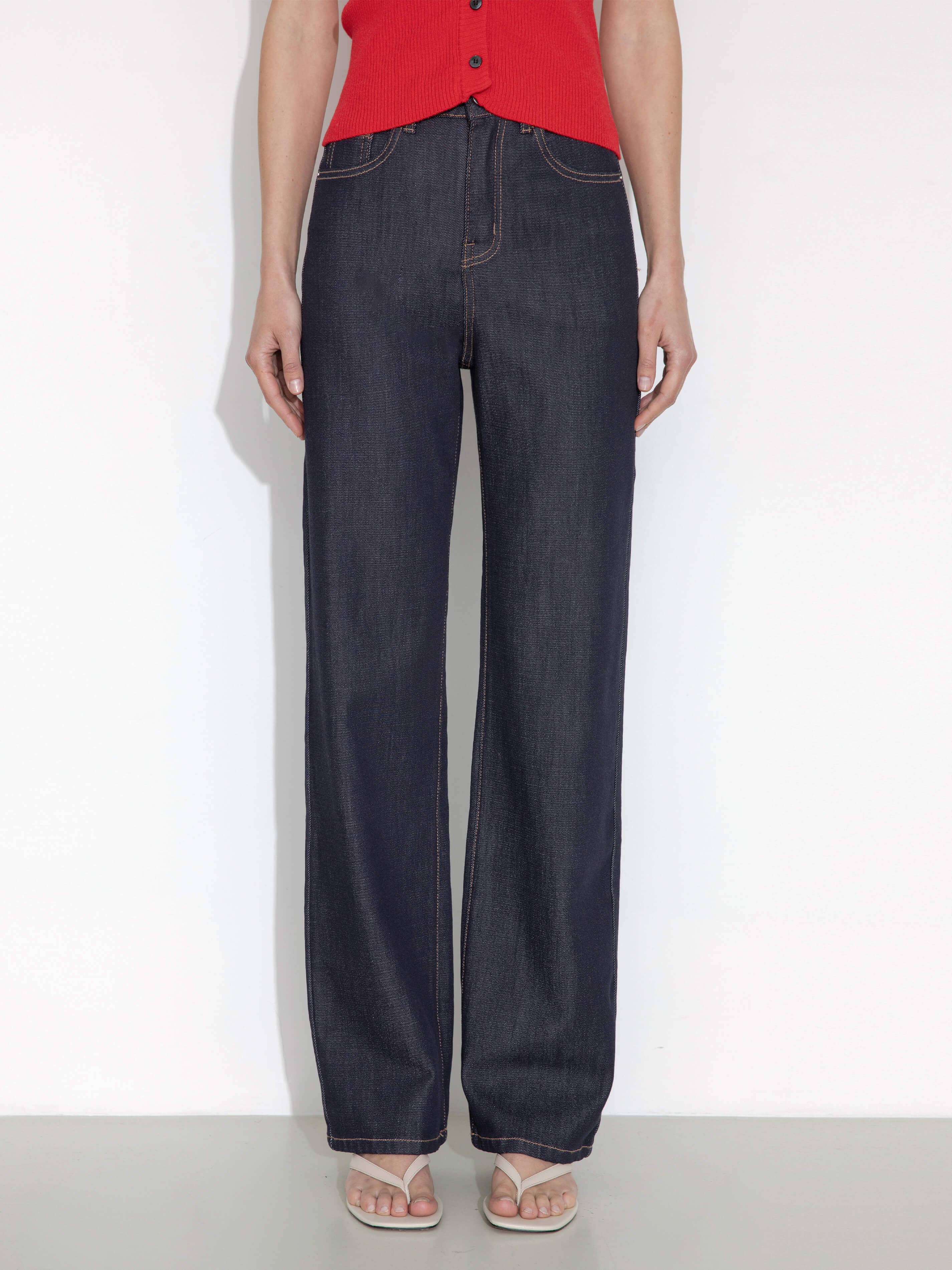 Cubic Straight-Leg Vintage Jeans