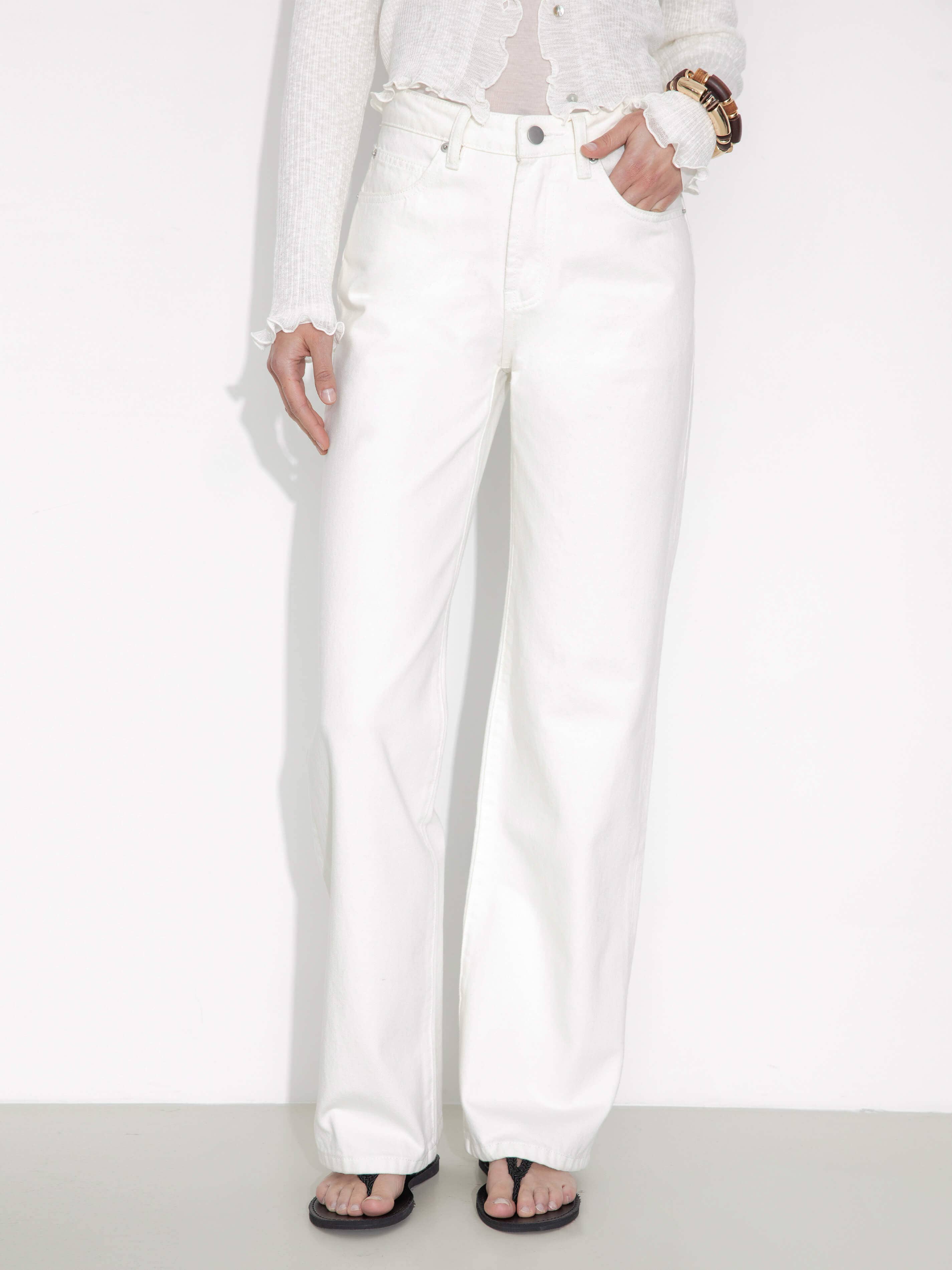 Cubic Straight-Leg Vintage Jeans