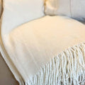 Cream Throw Blanket 170 x 130