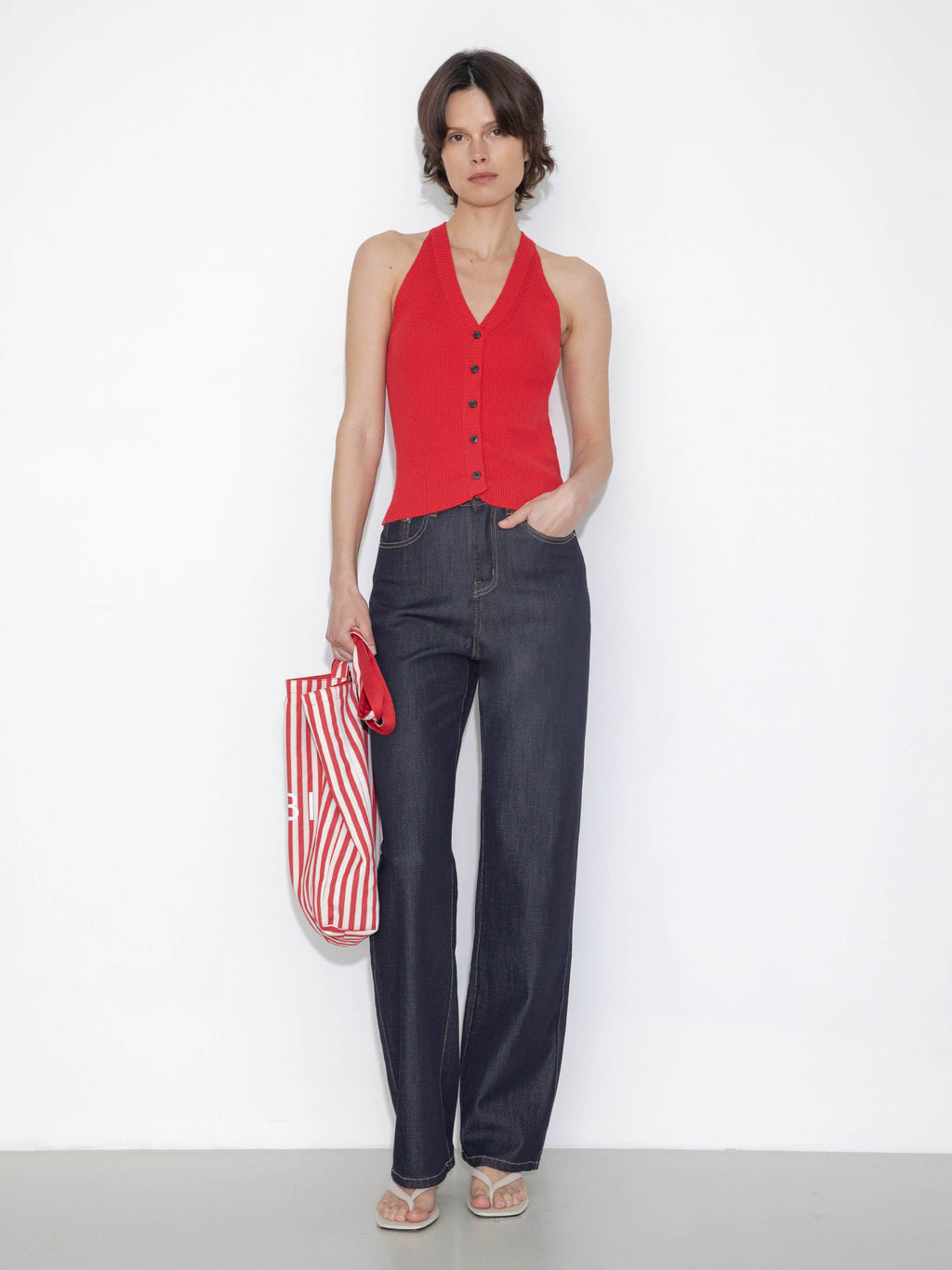 Cubic Straight-Leg Vintage Jeans