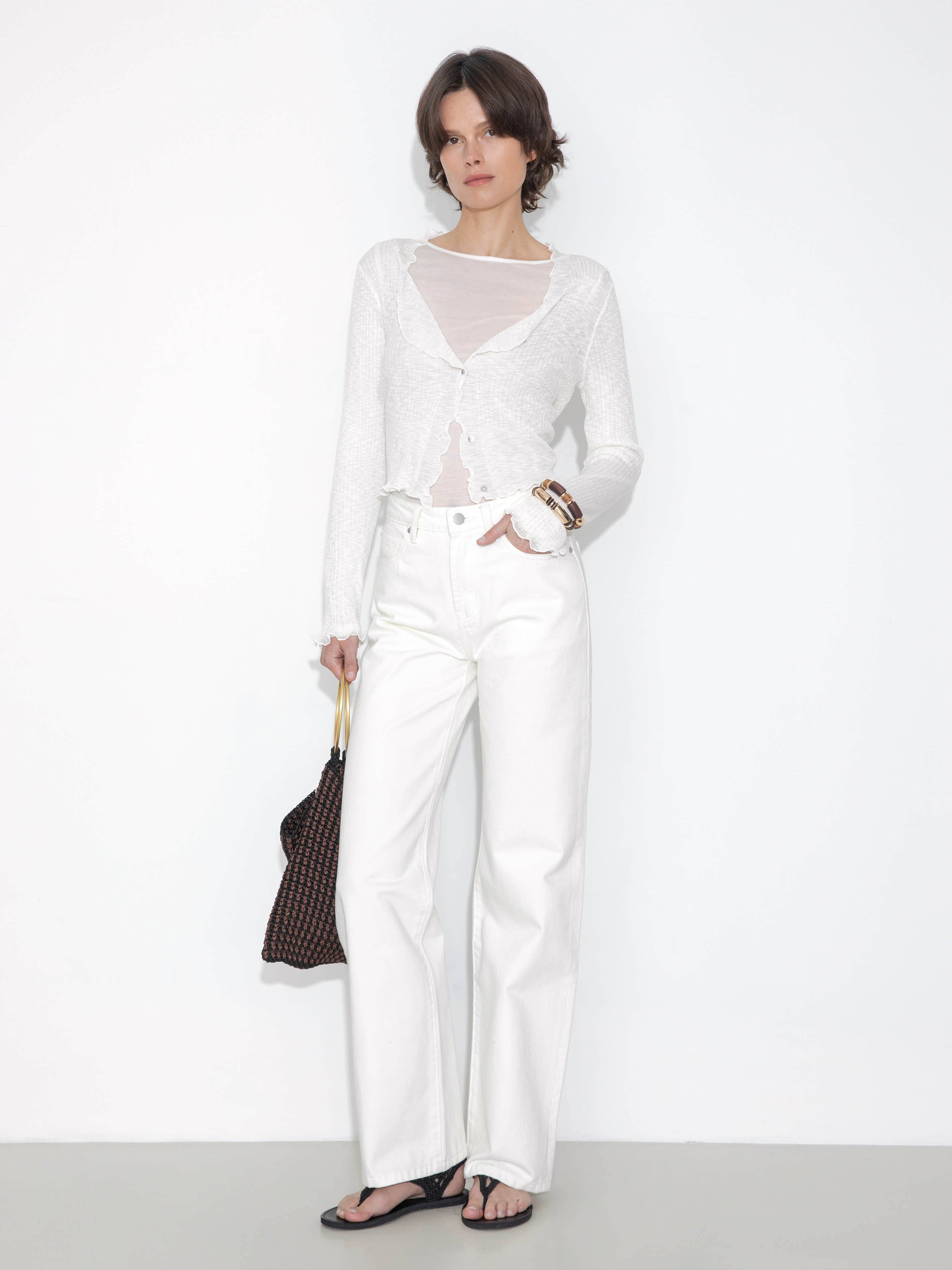 Cubic Straight-Leg Vintage Jeans