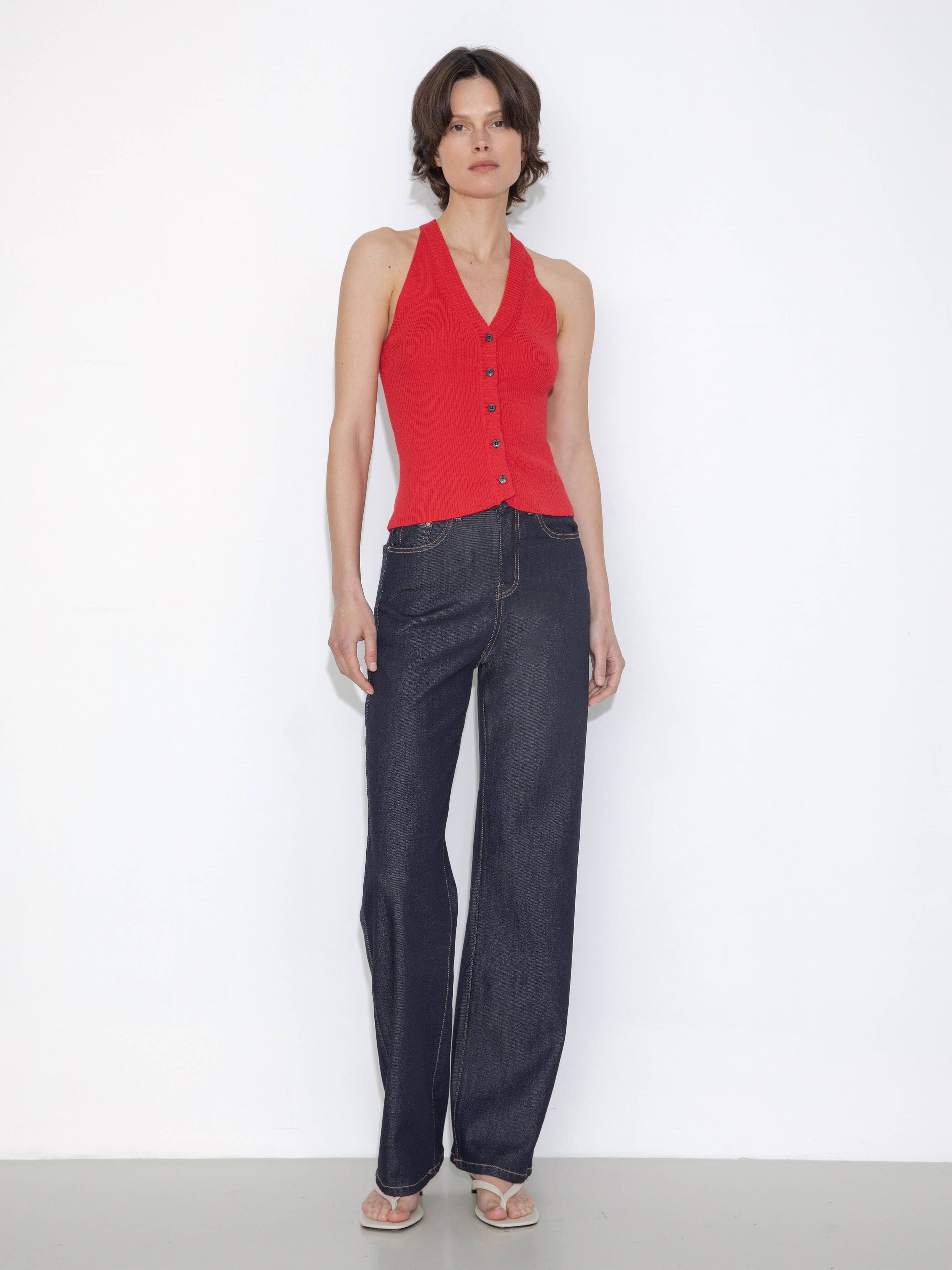 Cubic Straight-Leg Vintage Jeans