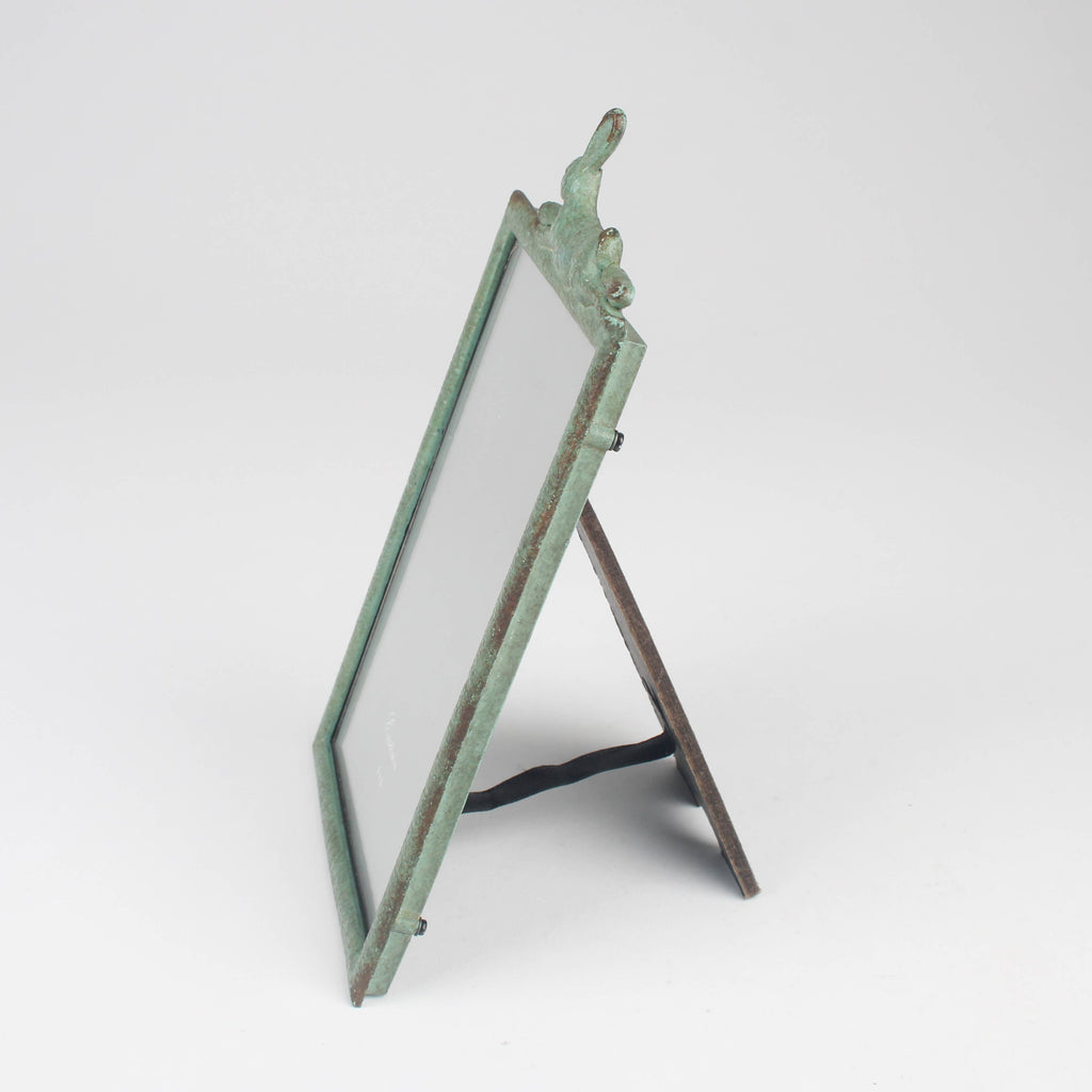 Rustic Green Rabbit Photo Frame – 4 x 6”
