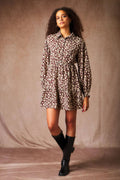 Lovie & Co Floral print short dress with elasticated waist