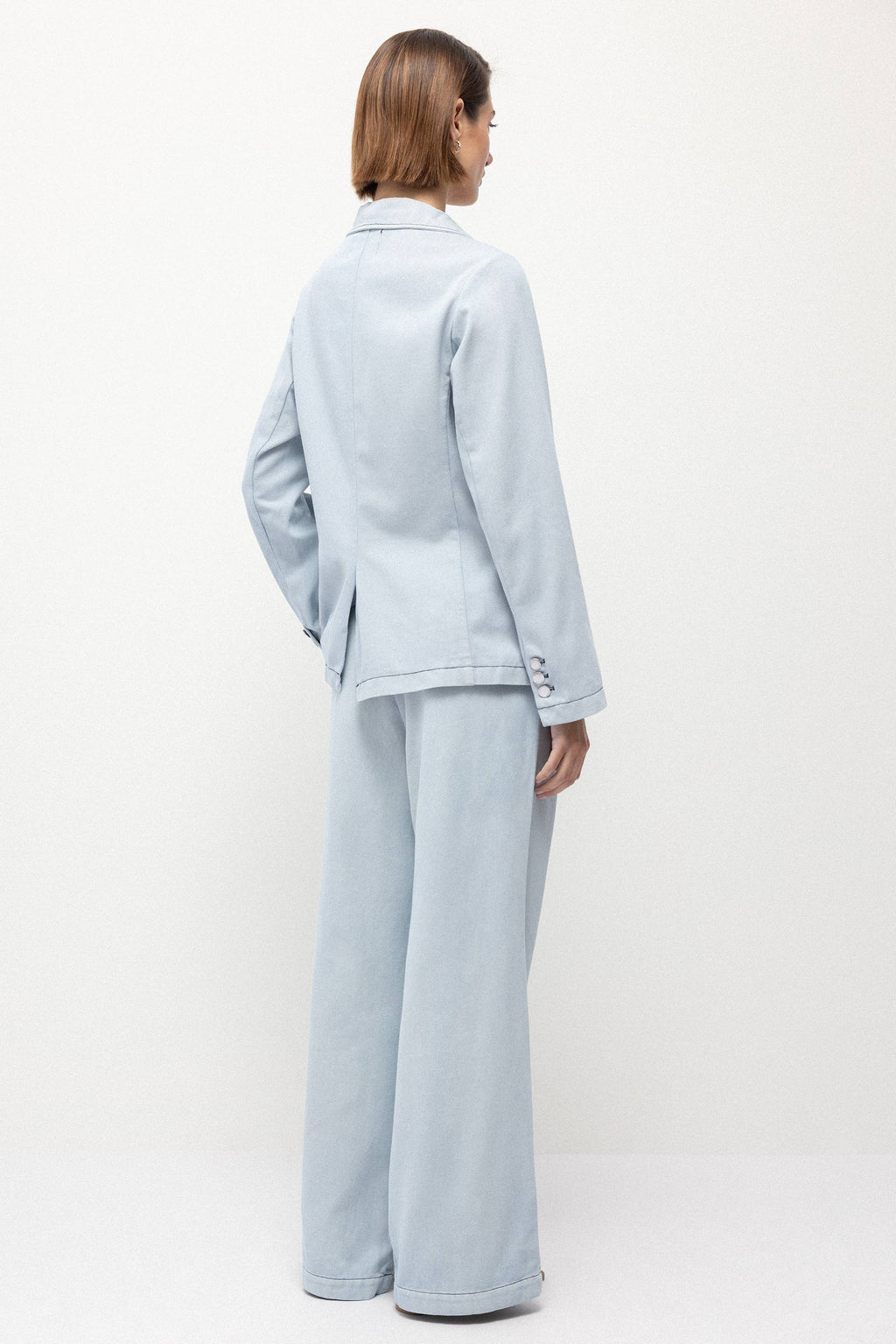 Lanidor Denim Wash-Effect Trousers