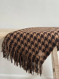 Brown & Rust Throw 170 x 120