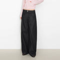 Cubic Vintage Curved Wide-Leg Trousers