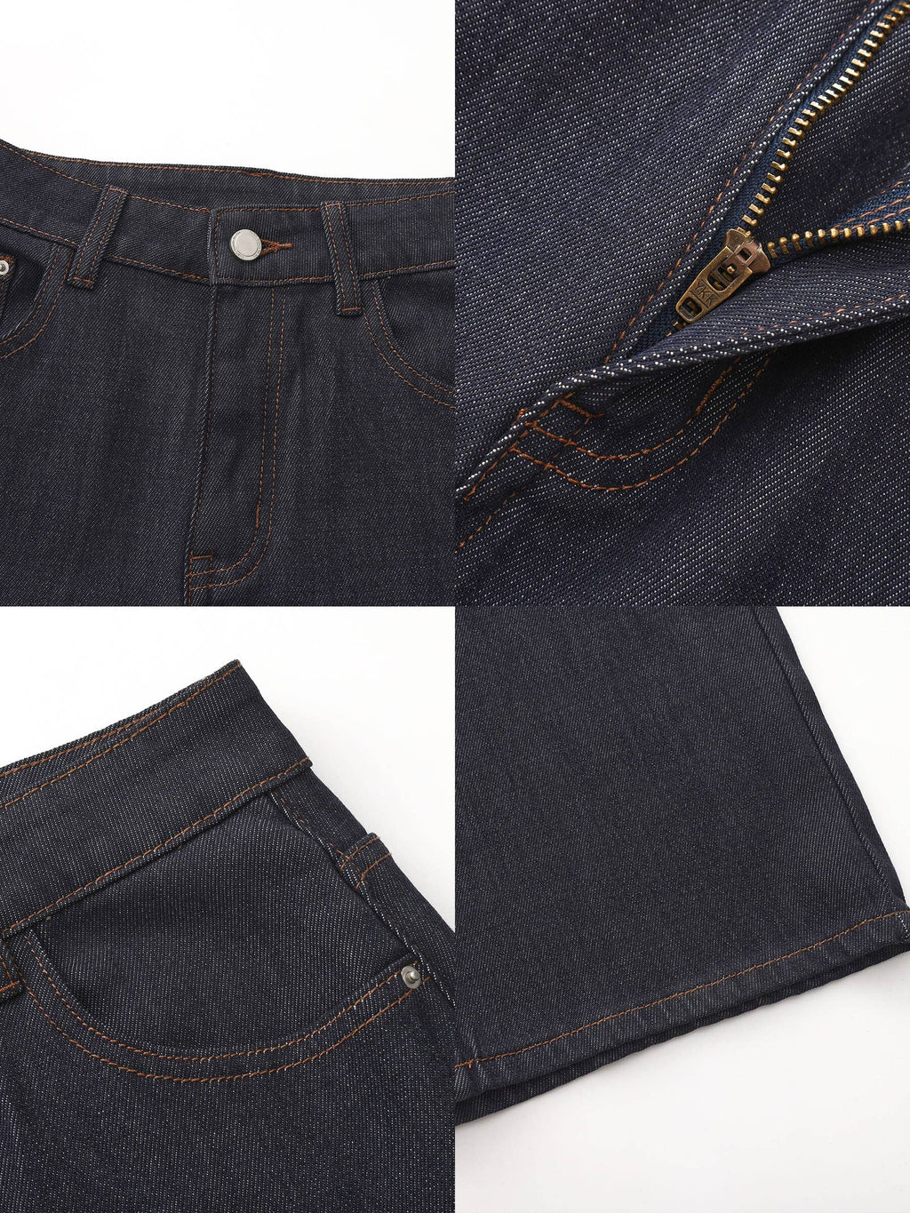 Cubic Straight-Leg Vintage Jeans