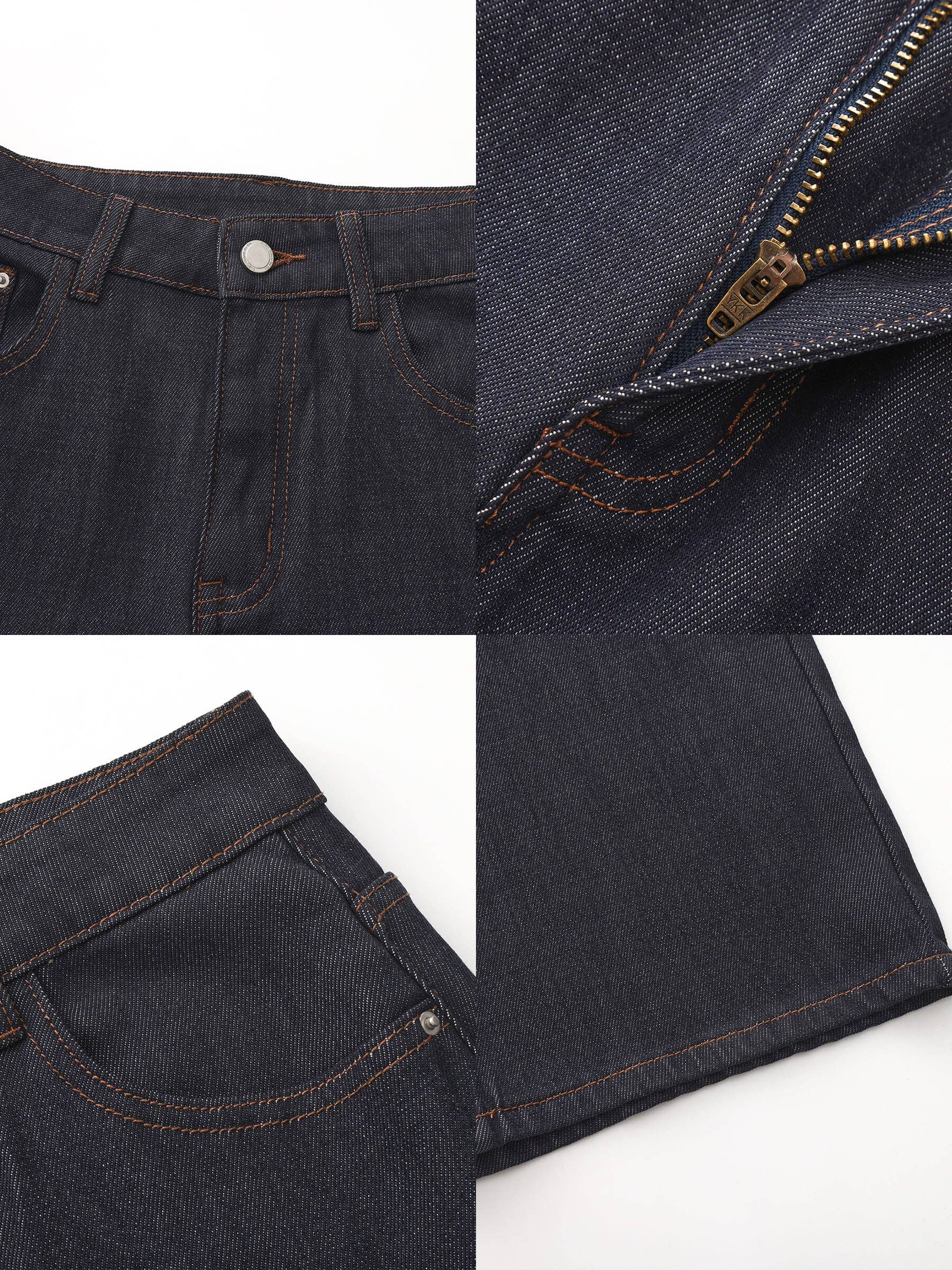 Cubic Straight-Leg Vintage Jeans