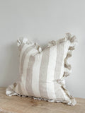 Hallie Ruffled Linen Cushion Cover