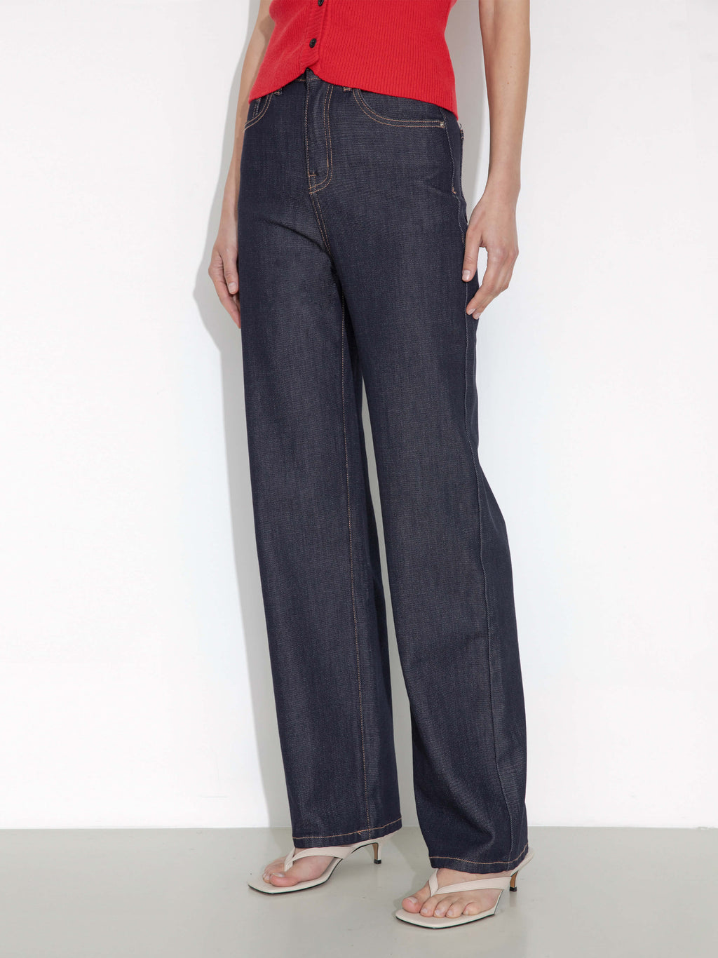 Cubic Straight-Leg Vintage Jeans