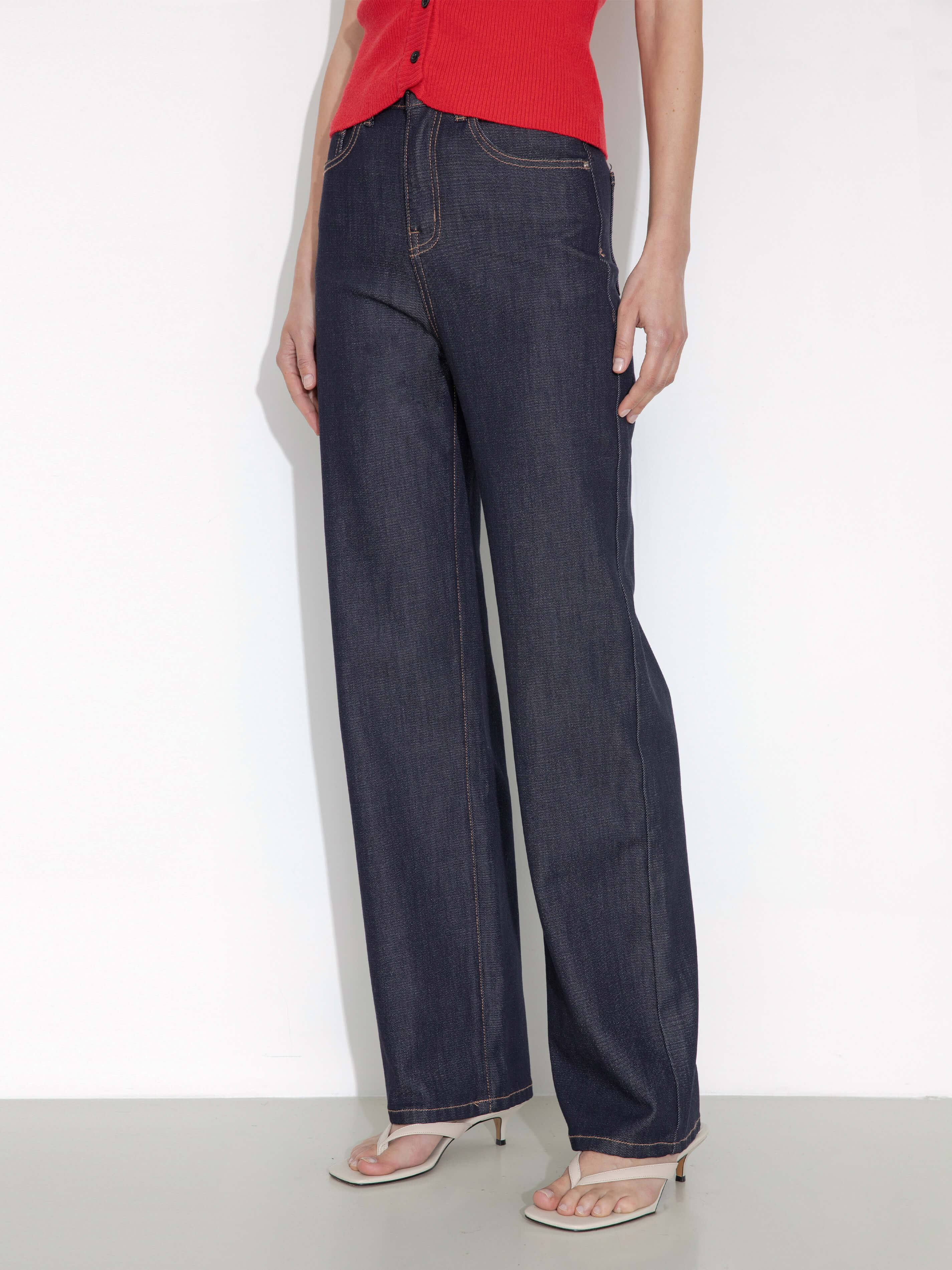 Cubic Straight-Leg Vintage Jeans