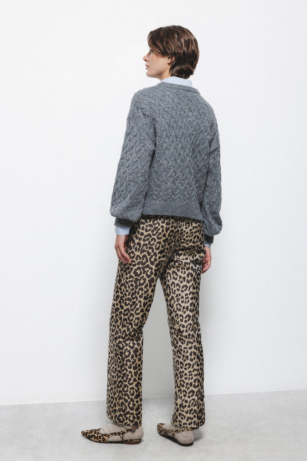 Lanidor Animal-Print Trousers