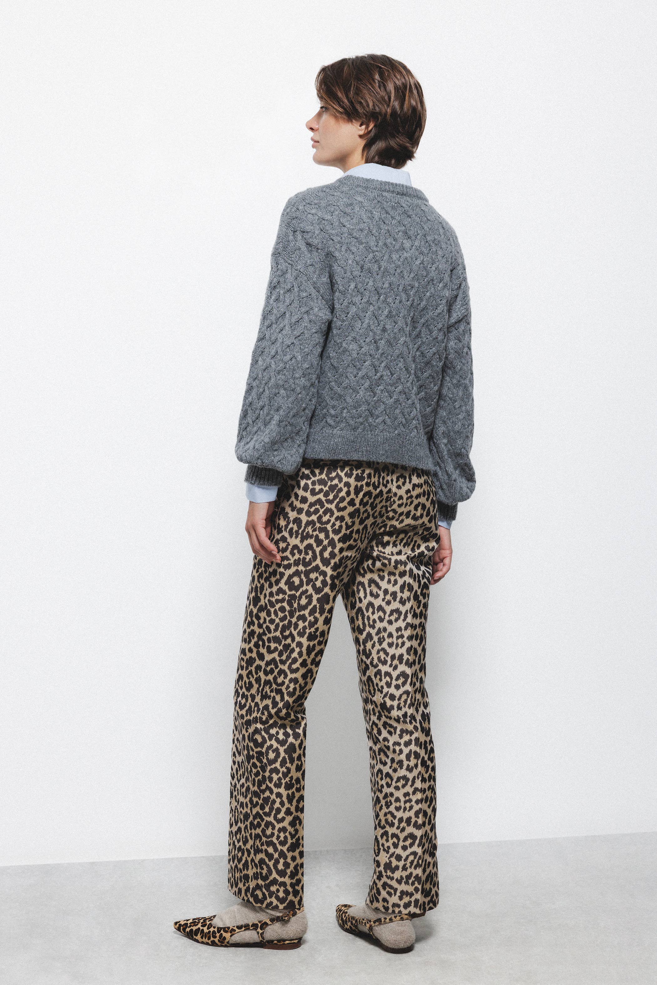 Lanidor Animal-Print Trousers