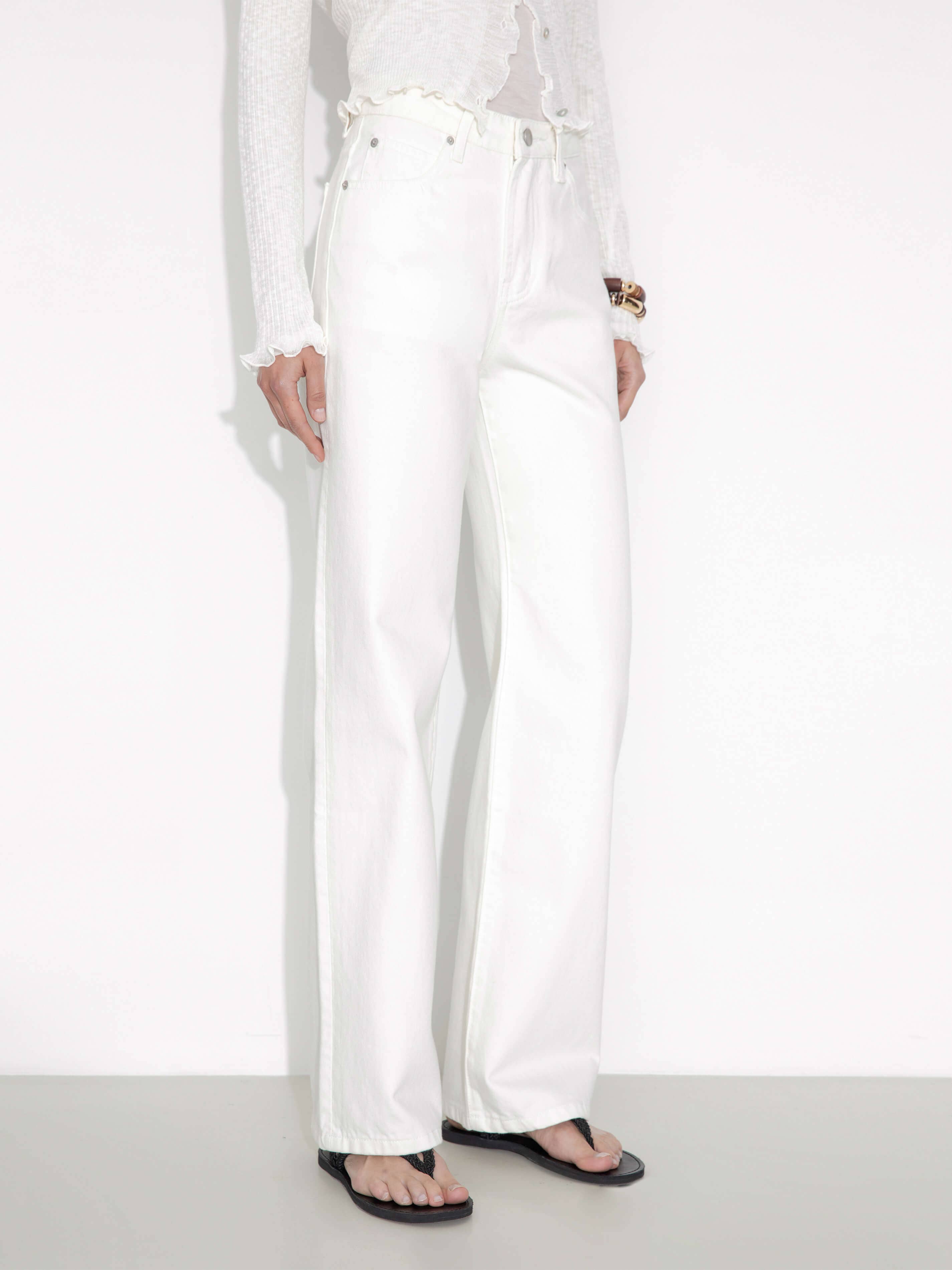 Cubic Straight-Leg Vintage Jeans