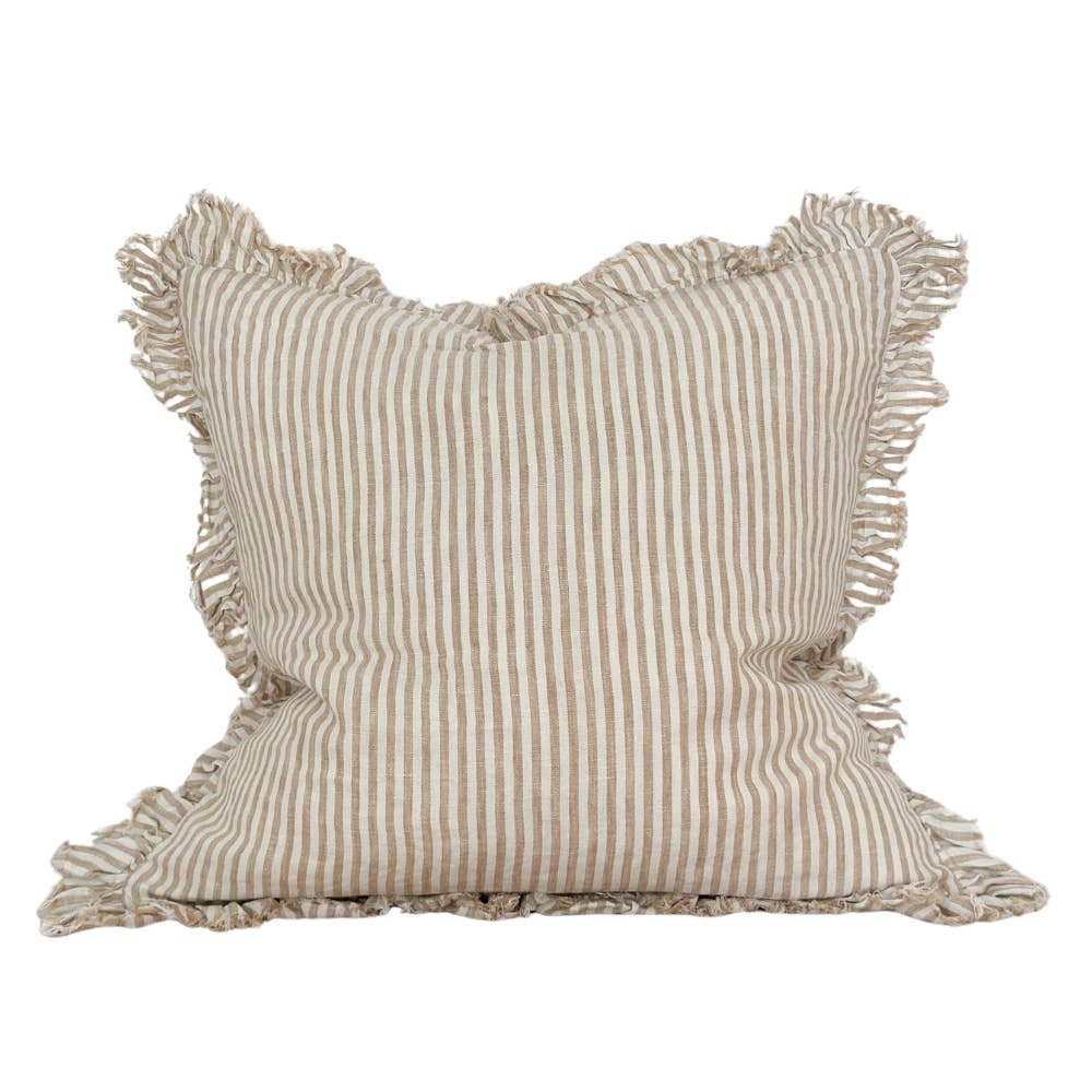 Hallie Ruffle Linen Cushion Cover