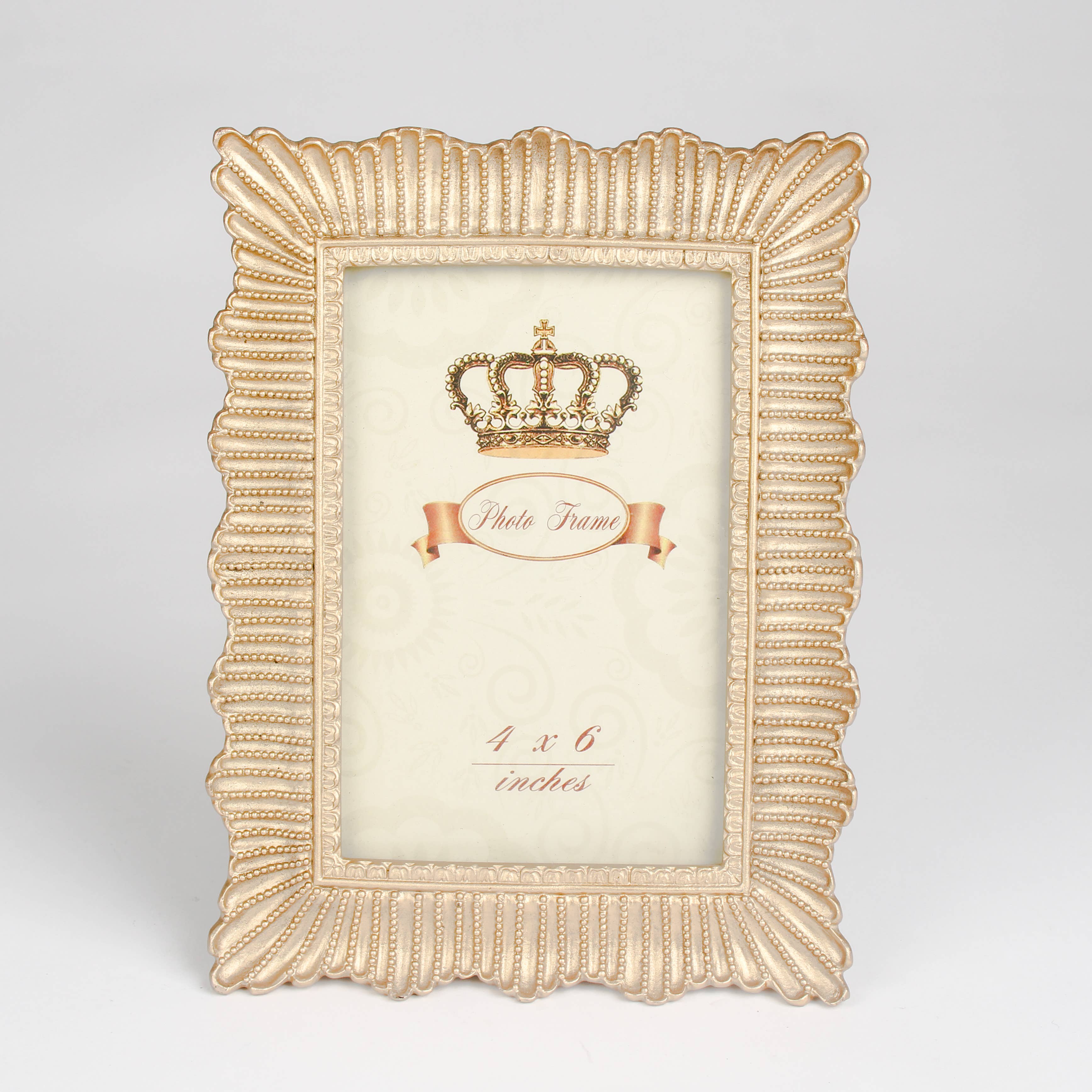 Classic Ribbed Photo Frame 4X6