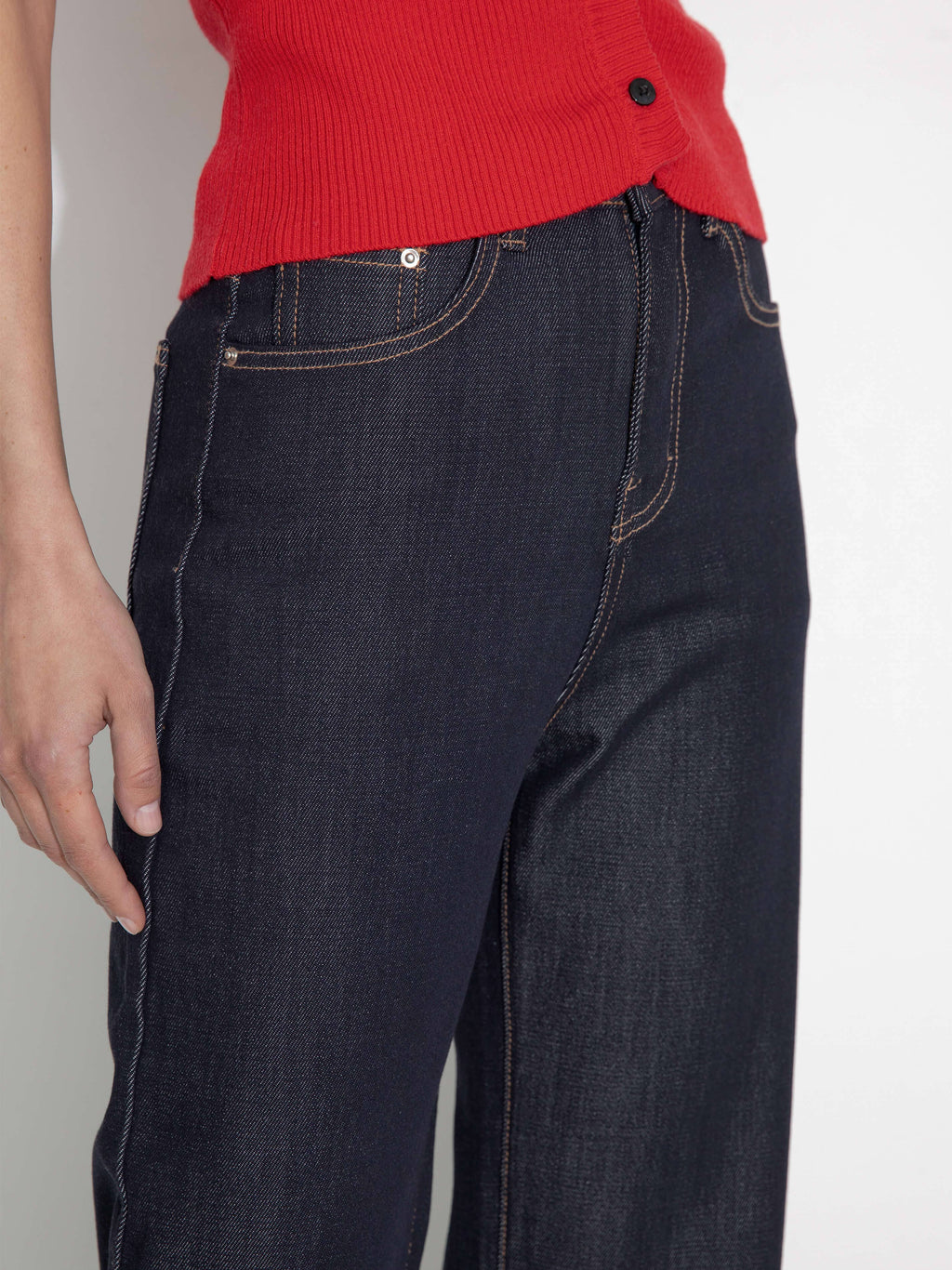 Cubic Straight-Leg Vintage Jeans